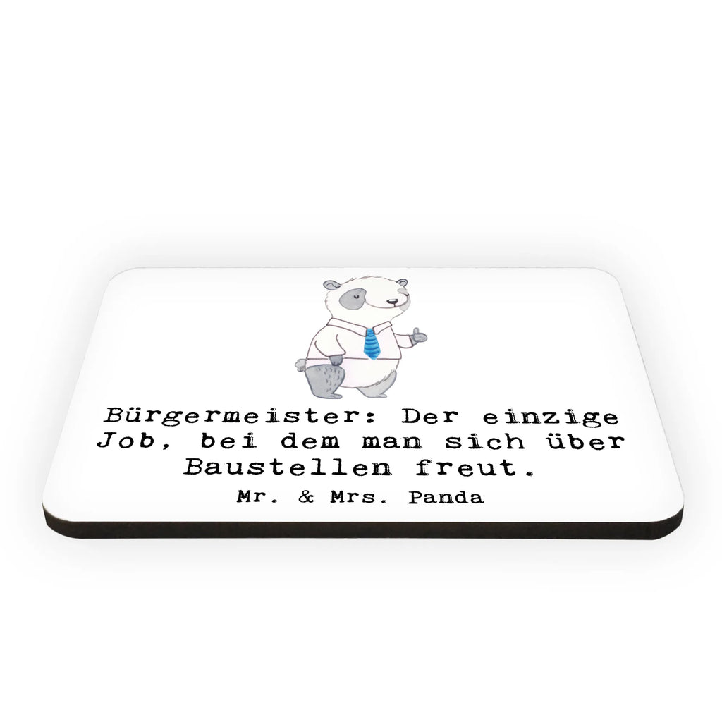 Magnet Bürgermeister: Der einzige Job, bei dem man sich über Baustellen freut. Motivmagnete, Kühlschrank Dekoration, Dekomagnet, Souvenir Magnet, Notiz Magnet, Pinnwandmagnet, Whiteboard Magnet, Kühlschrankmagnet, Beruf, Ausbildung, Jubiläum, Abschied, Rente, Kollege, Kollegin, Geschenk, Schenken, Arbeitskollege, Mitarbeiter, Firma, Danke, Dankeschön