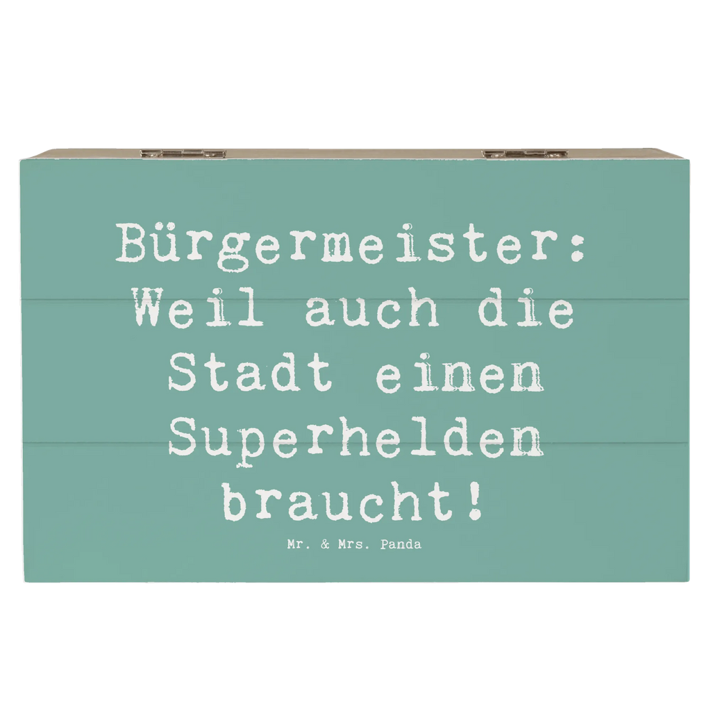 Holzkiste Spruch Bürgermeister Superheld Truhe, Aufbewahrungsbox, Kiste, Geschenkdose, Geschenkbox, Erinnerungskiste, Dekokiste, Schatulle, Erinnerungsbox, Schatzkiste, XXL, Holzkiste, Beruf, Ausbildung, Jubiläum, Abschied, Rente, Kollege, Kollegin, Geschenk, Schenken, Arbeitskollege, Mitarbeiter, Firma, Danke, Dankeschön