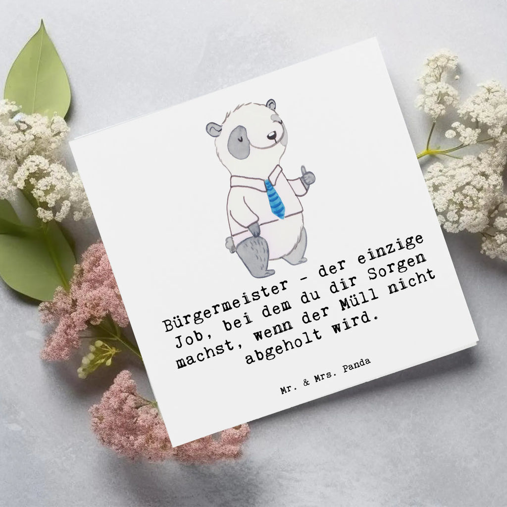 Deluxe Karte Bürgermeister Job Karte, Klappkarte, Glückwunschkarte, Geburtstagskarte, Hochwertige Klappkarte, Grußkarte, Einladungskarte, Hochwertige Grußkarte, Hochzeitskarte, Beruf, Ausbildung, Jubiläum, Abschied, Rente, Kollege, Kollegin, Geschenk, Schenken, Arbeitskollege, Mitarbeiter, Firma, Danke, Dankeschön