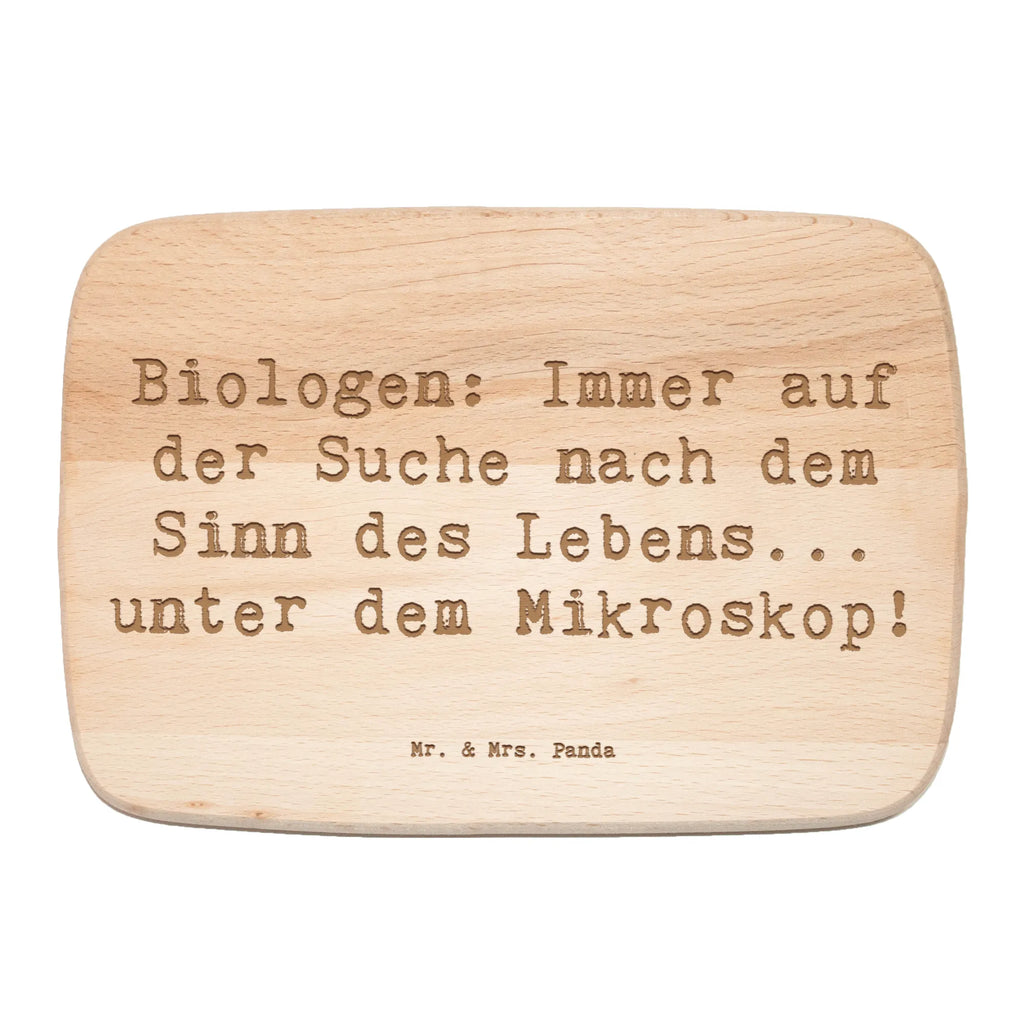 Serving board Saying Biologen: Immer auf der Suche nach dem Sinn des Lebens... unter dem Mikroskop! cutting board, breakfast board, Board, gift, gift idea, best, farewell gift, passing exam, anniversary, retirement, promotion, job start, sayings, funny, profession