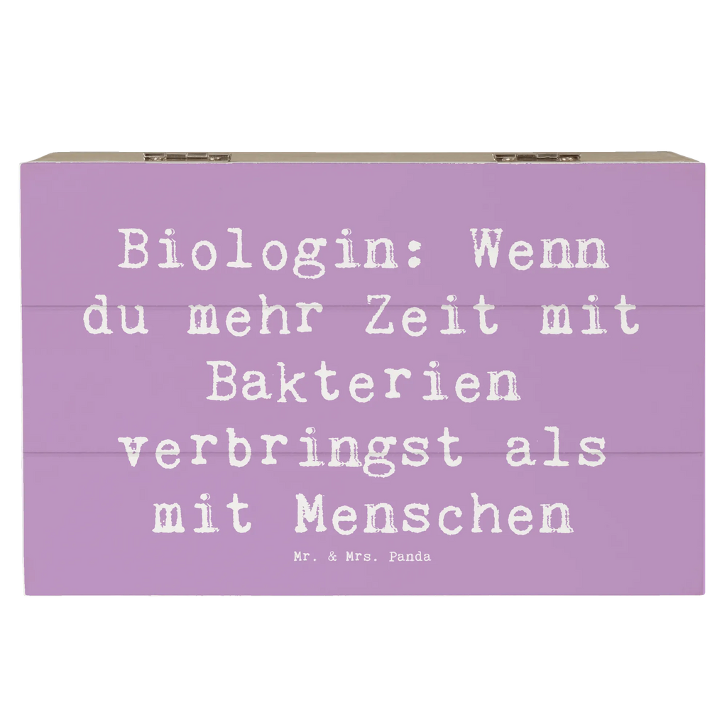 Wooden chest Saying Biologin: Wenn du mehr Zeit mit Bakterien verbringst als mit Menschen Schatulle, Holzkiste, Erinnerungskiste, Schatzkiste, Dekokiste, Kiste, Erinnerungsbox, Aufbewahrungsbox, Geschenkdose, Truhe, XXL, Geschenkbox, Beruf, Ausbildung, Jubiläum, Abschied, Rente, Kollege, Kollegin, Geschenk, Schenken, Arbeitskollege, Mitarbeiter, Firma, Danke, Dankeschön