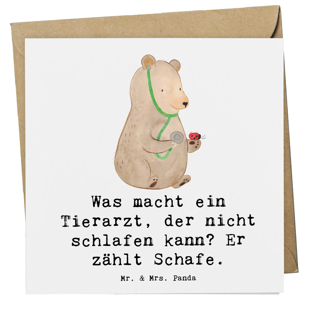 Deluxe Karte Tierarzt Schafzählen Hochwertige Grußkarte, Hochwertige Klappkarte, Geburtstagskarte, Glückwunschkarte, Karte, Grußkarte, Klappkarte, Einladungskarte, Hochzeitskarte, Beruf, Ausbildung, Jubiläum, Abschied, Rente, Kollege, Kollegin, Geschenk, Schenken, Arbeitskollege, Mitarbeiter, Firma, Danke, Dankeschön