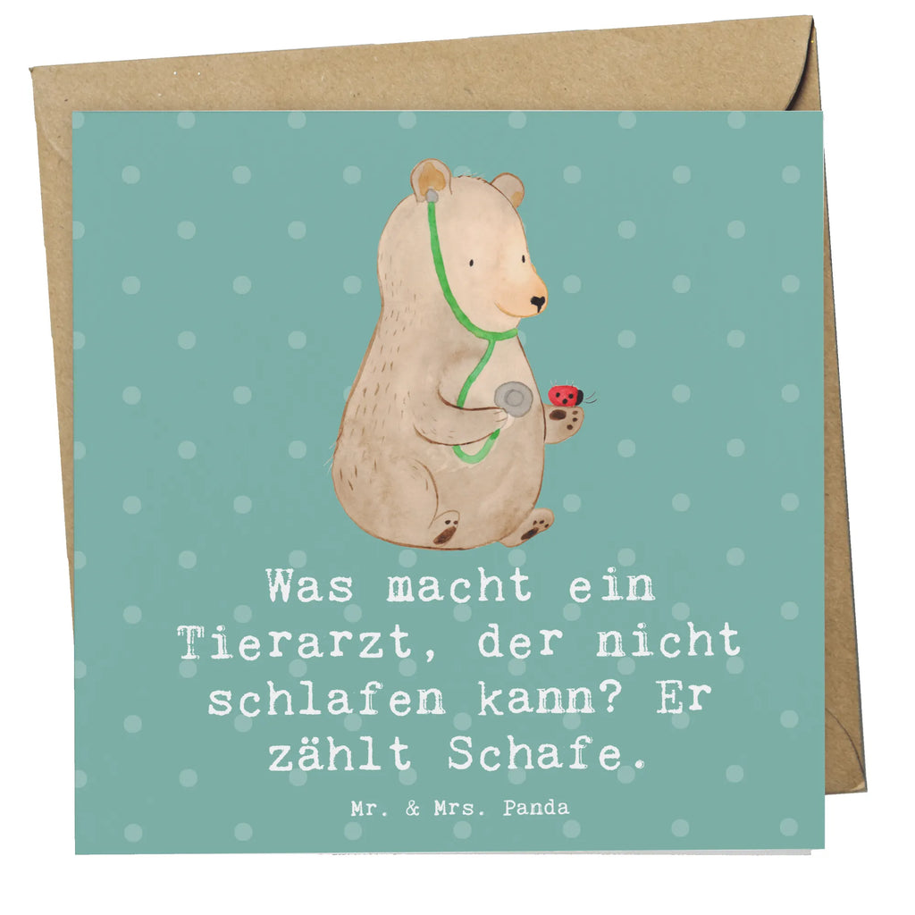 Deluxe Karte Tierarzt Schafzählen Hochwertige Grußkarte, Hochwertige Klappkarte, Geburtstagskarte, Glückwunschkarte, Karte, Grußkarte, Klappkarte, Einladungskarte, Hochzeitskarte, Beruf, Ausbildung, Jubiläum, Abschied, Rente, Kollege, Kollegin, Geschenk, Schenken, Arbeitskollege, Mitarbeiter, Firma, Danke, Dankeschön