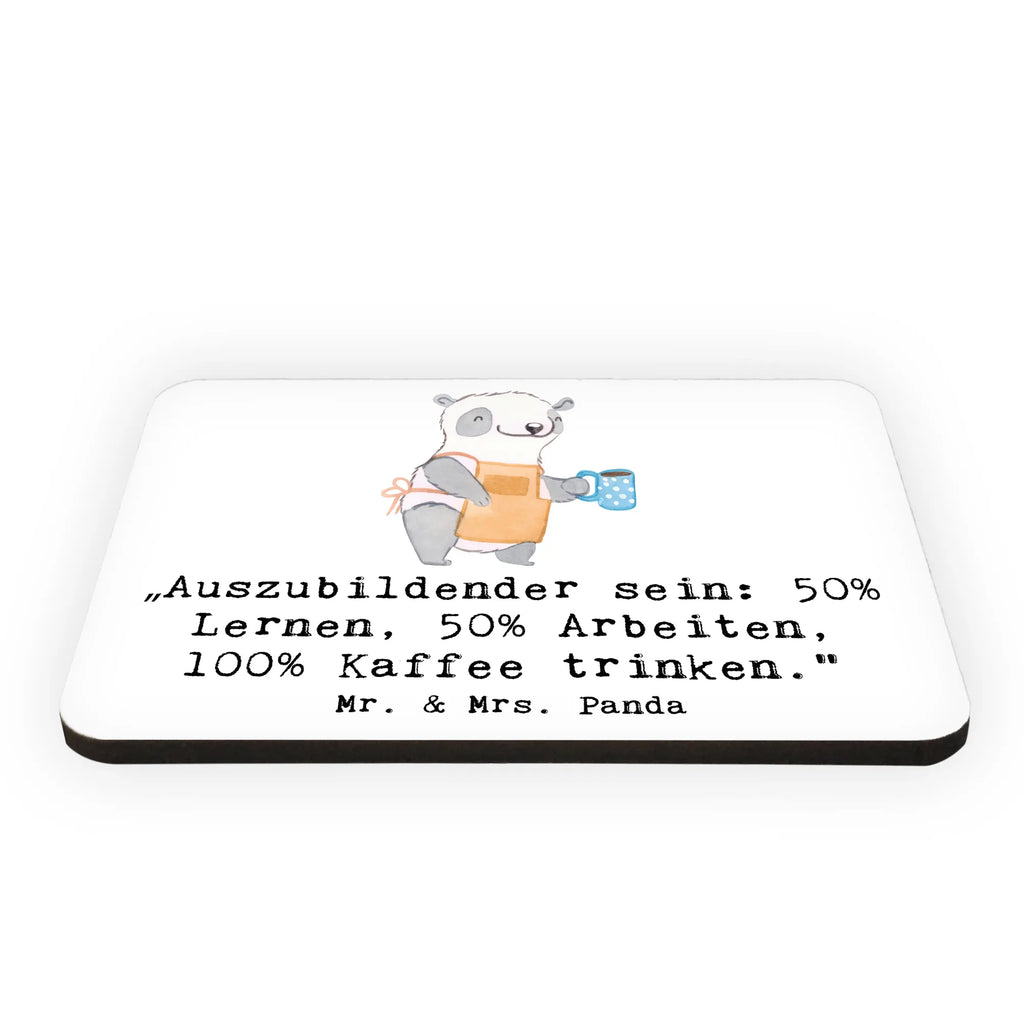 Magnet „Auszubildender sein: 50% Lernen, 50% Arbeiten, 100% Kaffee trinken.“ Whiteboard Magnet, Kühlschrankmagnet, Notiz Magnet, Dekomagnet, Kühlschrank Dekoration, Motivmagnete, Pinnwandmagnet, Souvenir Magnet, Beruf, Ausbildung, Jubiläum, Abschied, Rente, Kollege, Kollegin, Geschenk, Schenken, Arbeitskollege, Mitarbeiter, Firma, Danke, Dankeschön