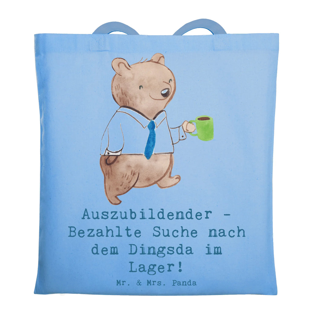 Tote bag Auszubildender - Bezahlte Suche nach dem Dingsda im Lager! Badetasche, Shopper, Stofftasche, Schultertasche, Stoffbeutel, Einkaufstasche, Tasche, Tragetasche, Beuteltasche, Umhängetasche, Jutebeutel, Einkaufstüte, Jutetasche, Laptoptasche, Beutel, Strandtasche, Beruf, Ausbildung, Jubiläum, Abschied, Rente, Kollege, Kollegin, Geschenk, Schenken, Arbeitskollege, Mitarbeiter, Firma, Danke, Dankeschön