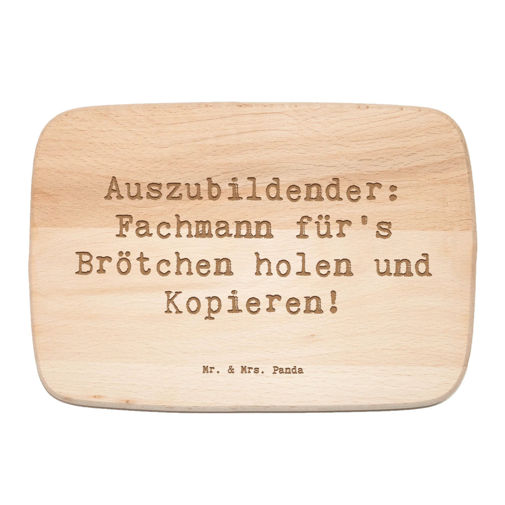 Serving board Saying Auszubildender: Fachmann für's Brötchen holen und Kopieren! cutting board, breakfast board, Board, gift, gift idea, best, farewell gift, passing exam, anniversary, retirement, promotion, job start, sayings, funny, profession