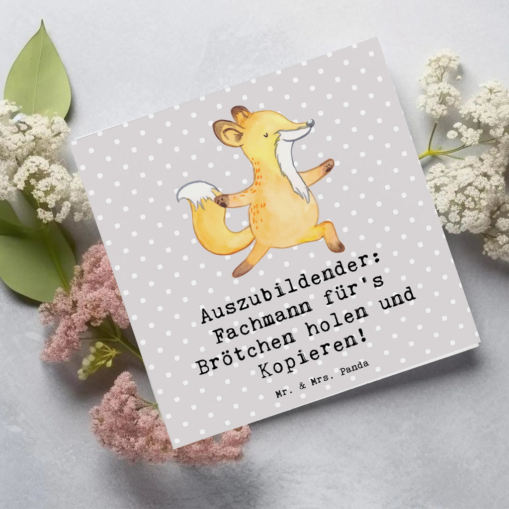 Deluxe Card Auszubildender: Fachmann für's Brötchen holen und Kopieren! Hochwertige Klappkarte, Hochwertige Grußkarte, Hochzeitskarte, Karte, Grußkarte, Glückwunschkarte, Einladungskarte, Geburtstagskarte, Klappkarte, Beruf, Ausbildung, Jubiläum, Abschied, Rente, Kollege, Kollegin, Geschenk, Schenken, Arbeitskollege, Mitarbeiter, Firma, Danke, Dankeschön