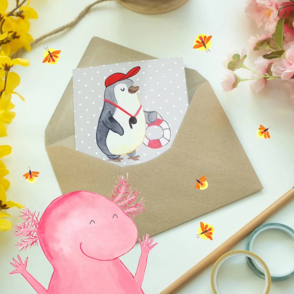 Grußkarte Bademeister Superheld Klappkarte, Hochzeitskarte, Glückwunschkarte, Ansichtskarten, Einladungskarte, Karte, Geburtstagskarte, Grußkarte, Beruf, Ausbildung, Jubiläum, Abschied, Rente, Kollege, Kollegin, Geschenk, Schenken, Arbeitskollege, Mitarbeiter, Firma, Danke, Dankeschön