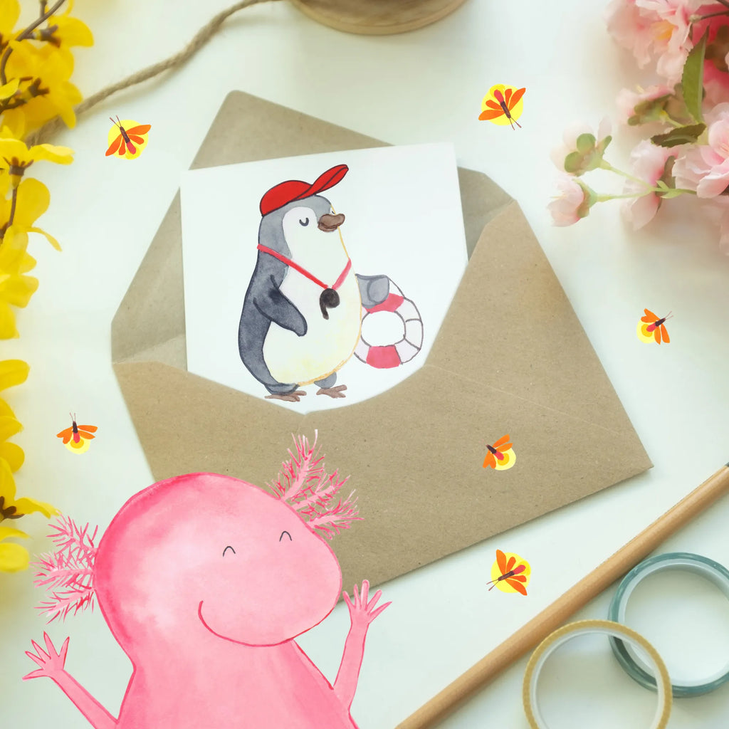 Grußkarte Bademeister Superheld Klappkarte, Hochzeitskarte, Glückwunschkarte, Ansichtskarten, Einladungskarte, Karte, Geburtstagskarte, Grußkarte, Beruf, Ausbildung, Jubiläum, Abschied, Rente, Kollege, Kollegin, Geschenk, Schenken, Arbeitskollege, Mitarbeiter, Firma, Danke, Dankeschön