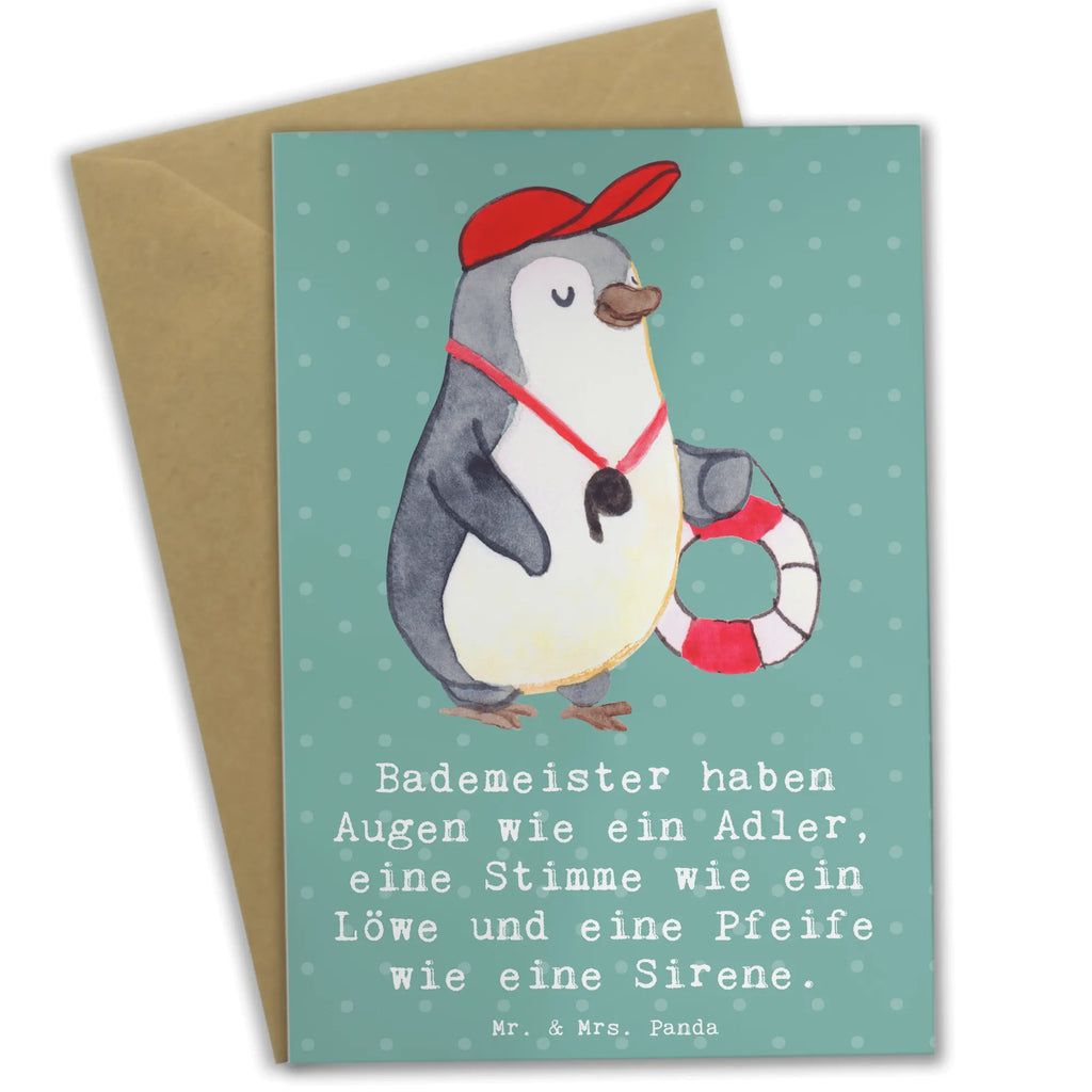 Grußkarte Bademeister Superheld Klappkarte, Hochzeitskarte, Glückwunschkarte, Ansichtskarten, Einladungskarte, Karte, Geburtstagskarte, Grußkarte, Beruf, Ausbildung, Jubiläum, Abschied, Rente, Kollege, Kollegin, Geschenk, Schenken, Arbeitskollege, Mitarbeiter, Firma, Danke, Dankeschön