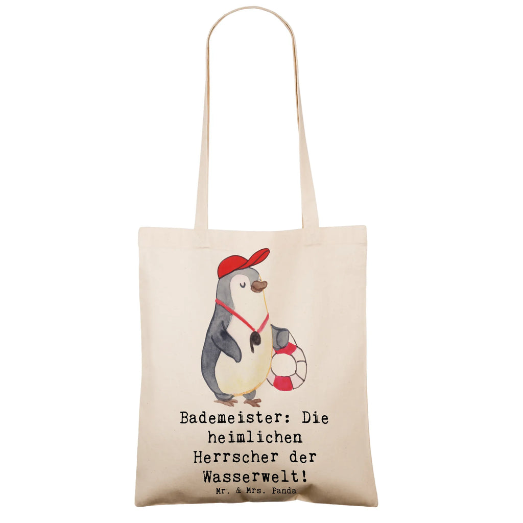 Tragetasche Bademeister Herrscher Strandtasche, Jutetasche, Einkaufstasche, Beuteltasche, Tasche, Schultertasche, Stofftasche, Umhängetasche, Einkaufstüte, Stoffbeutel, Badetasche, Jutebeutel, Tragetasche, Beutel, Laptoptasche, Shopper, Beruf, Ausbildung, Jubiläum, Abschied, Rente, Kollege, Kollegin, Geschenk, Schenken, Arbeitskollege, Mitarbeiter, Firma, Danke, Dankeschön
