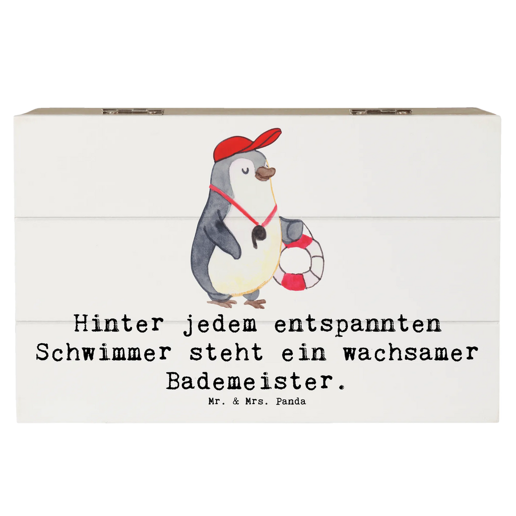 Wooden chest Hinter jedem entspannten Schwimmer steht ein wachsamer Bademeister. Holzkiste, Dekokiste, Truhe, Erinnerungsbox, Geschenkbox, Kiste, Aufbewahrungsbox, Schatzkiste, Schatulle, Geschenkdose, XXL, Erinnerungskiste, Beruf, Ausbildung, Jubiläum, Abschied, Rente, Kollege, Kollegin, Geschenk, Schenken, Arbeitskollege, Mitarbeiter, Firma, Danke, Dankeschön