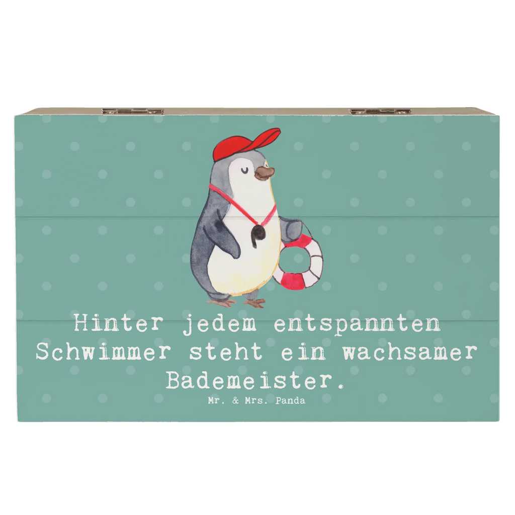 Wooden chest Hinter jedem entspannten Schwimmer steht ein wachsamer Bademeister. Holzkiste, Dekokiste, Truhe, Erinnerungsbox, Geschenkbox, Kiste, Aufbewahrungsbox, Schatzkiste, Schatulle, Geschenkdose, XXL, Erinnerungskiste, Beruf, Ausbildung, Jubiläum, Abschied, Rente, Kollege, Kollegin, Geschenk, Schenken, Arbeitskollege, Mitarbeiter, Firma, Danke, Dankeschön