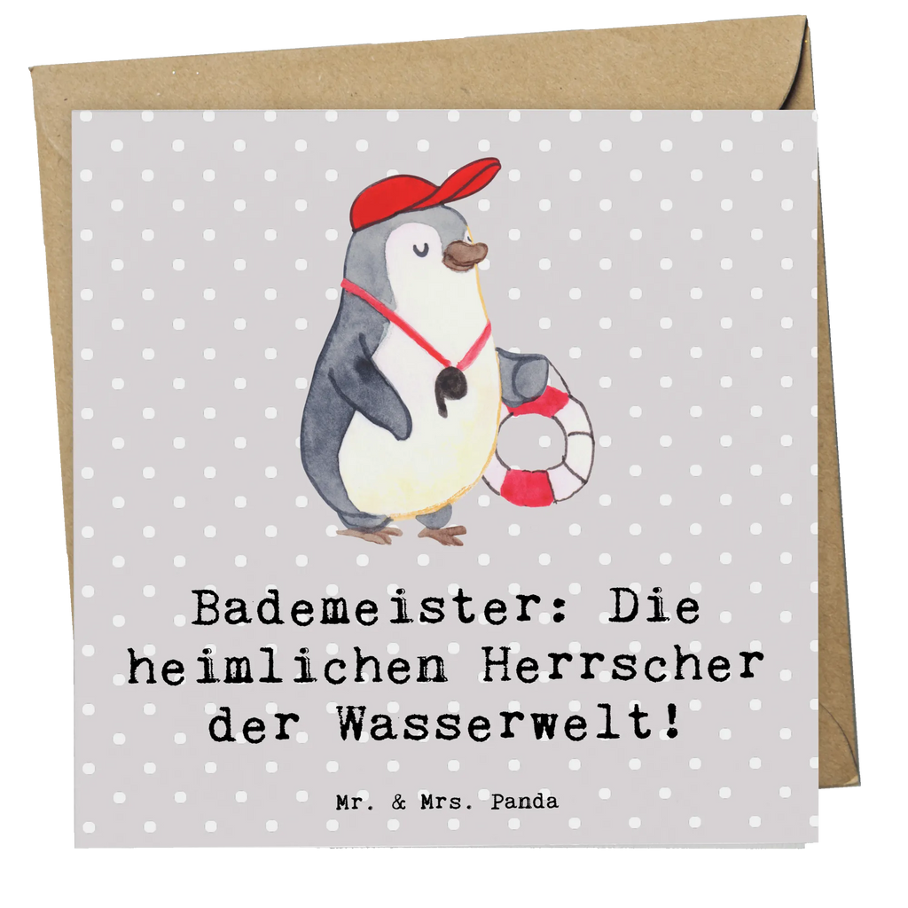 Deluxe Karte Bademeister Herrscher Geburtstagskarte, Hochwertige Klappkarte, Hochzeitskarte, Grußkarte, Einladungskarte, Klappkarte, Glückwunschkarte, Hochwertige Grußkarte, Karte, Beruf, Ausbildung, Jubiläum, Abschied, Rente, Kollege, Kollegin, Geschenk, Schenken, Arbeitskollege, Mitarbeiter, Firma, Danke, Dankeschön