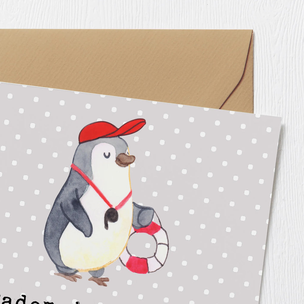 Deluxe Karte Bademeister Herrscher Geburtstagskarte, Hochwertige Klappkarte, Hochzeitskarte, Grußkarte, Einladungskarte, Klappkarte, Glückwunschkarte, Hochwertige Grußkarte, Karte, Beruf, Ausbildung, Jubiläum, Abschied, Rente, Kollege, Kollegin, Geschenk, Schenken, Arbeitskollege, Mitarbeiter, Firma, Danke, Dankeschön