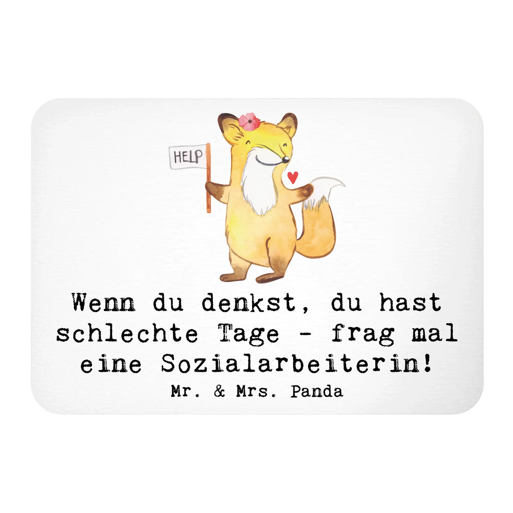 Magnet Wenn du denkst, du hast schlechte Tage - frag mal eine Sozialarbeiterin! Pinnwandmagnet, Dekomagnet, Whiteboard Magnet, Motivmagnete, Notiz Magnet, Kühlschrank Dekoration, Souvenir Magnet, Kühlschrankmagnet, Beruf, Ausbildung, Jubiläum, Abschied, Rente, Kollege, Kollegin, Geschenk, Schenken, Arbeitskollege, Mitarbeiter, Firma, Danke, Dankeschön