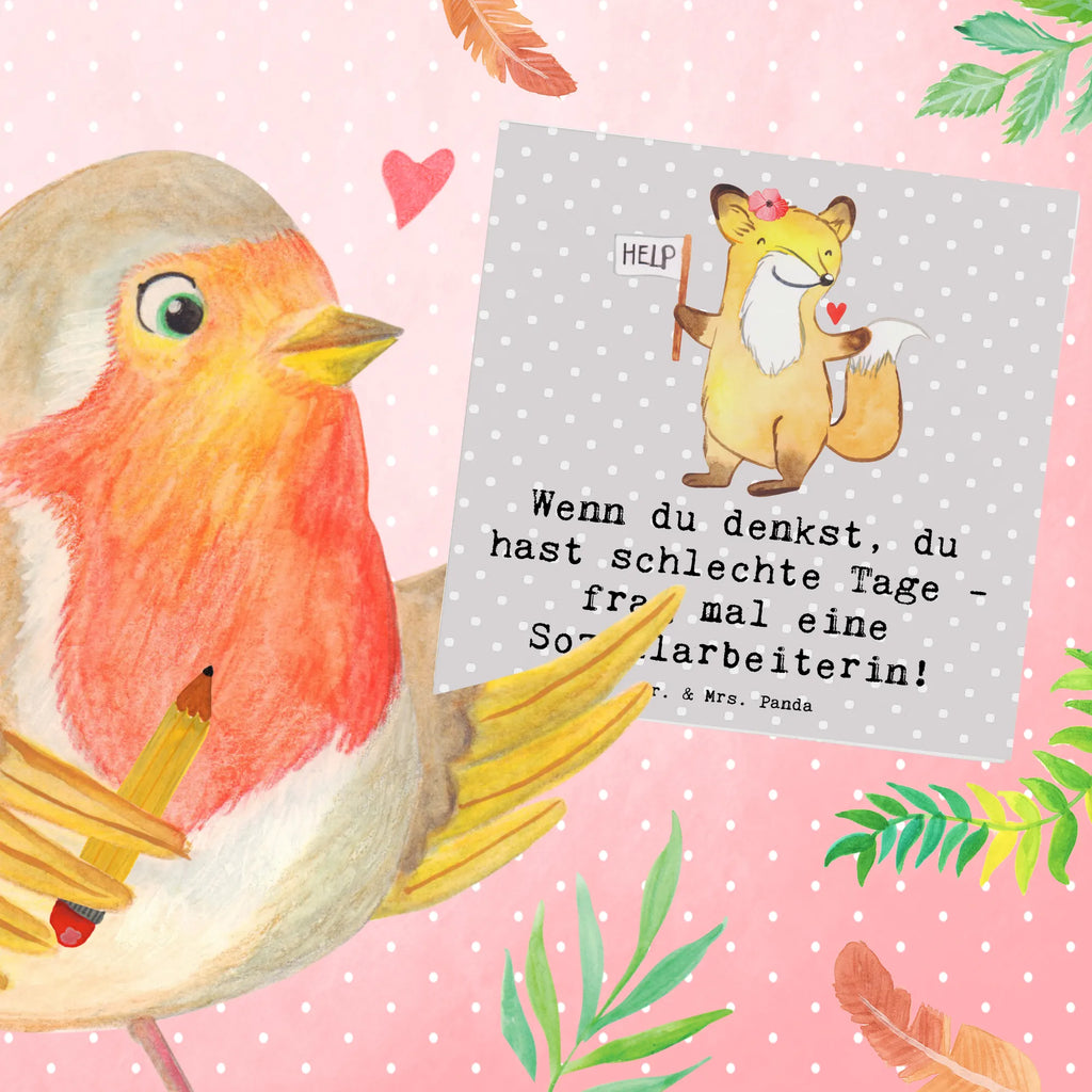 Deluxe Karte Sozialarbeiterin Stärketage Glückwunschkarte, Karte, Geburtstagskarte, Grußkarte, Einladungskarte, Hochzeitskarte, Hochwertige Grußkarte, Hochwertige Klappkarte, Klappkarte, Beruf, Ausbildung, Jubiläum, Abschied, Rente, Kollege, Kollegin, Geschenk, Schenken, Arbeitskollege, Mitarbeiter, Firma, Danke, Dankeschön