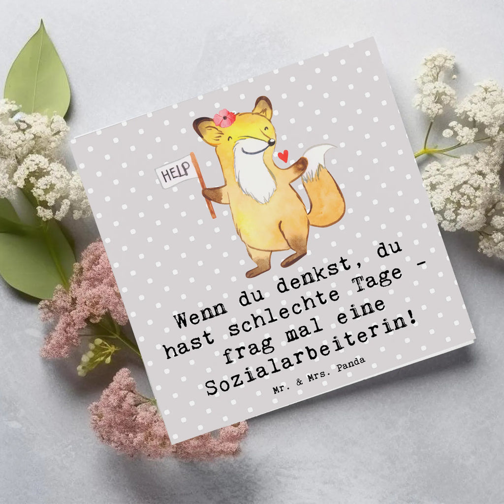Deluxe Karte Sozialarbeiterin Stärketage Glückwunschkarte, Karte, Geburtstagskarte, Grußkarte, Einladungskarte, Hochzeitskarte, Hochwertige Grußkarte, Hochwertige Klappkarte, Klappkarte, Beruf, Ausbildung, Jubiläum, Abschied, Rente, Kollege, Kollegin, Geschenk, Schenken, Arbeitskollege, Mitarbeiter, Firma, Danke, Dankeschön