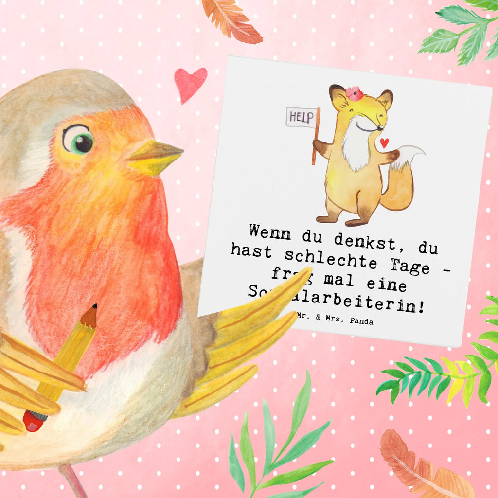 Deluxe Karte Sozialarbeiterin Stärketage Glückwunschkarte, Karte, Geburtstagskarte, Grußkarte, Einladungskarte, Hochzeitskarte, Hochwertige Grußkarte, Hochwertige Klappkarte, Klappkarte, Beruf, Ausbildung, Jubiläum, Abschied, Rente, Kollege, Kollegin, Geschenk, Schenken, Arbeitskollege, Mitarbeiter, Firma, Danke, Dankeschön