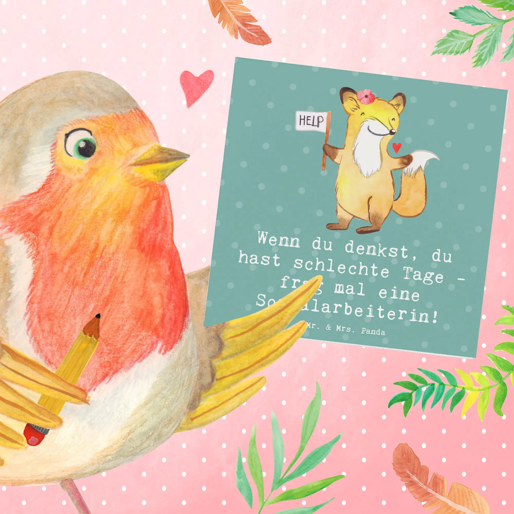 Deluxe Karte Sozialarbeiterin Stärketage Glückwunschkarte, Karte, Geburtstagskarte, Grußkarte, Einladungskarte, Hochzeitskarte, Hochwertige Grußkarte, Hochwertige Klappkarte, Klappkarte, Beruf, Ausbildung, Jubiläum, Abschied, Rente, Kollege, Kollegin, Geschenk, Schenken, Arbeitskollege, Mitarbeiter, Firma, Danke, Dankeschön