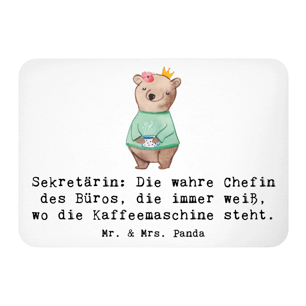 Magnet Sekretärin: Die wahre Chefin des Büros, die immer weiß, wo die Kaffeemaschine steht. Souvenir Magnet, Dekomagnet, Whiteboard Magnet, Notiz Magnet, Pinnwandmagnet, Motivmagnete, Kühlschrank Dekoration, Kühlschrankmagnet, Beruf, Ausbildung, Jubiläum, Abschied, Rente, Kollege, Kollegin, Geschenk, Schenken, Arbeitskollege, Mitarbeiter, Firma, Danke, Dankeschön