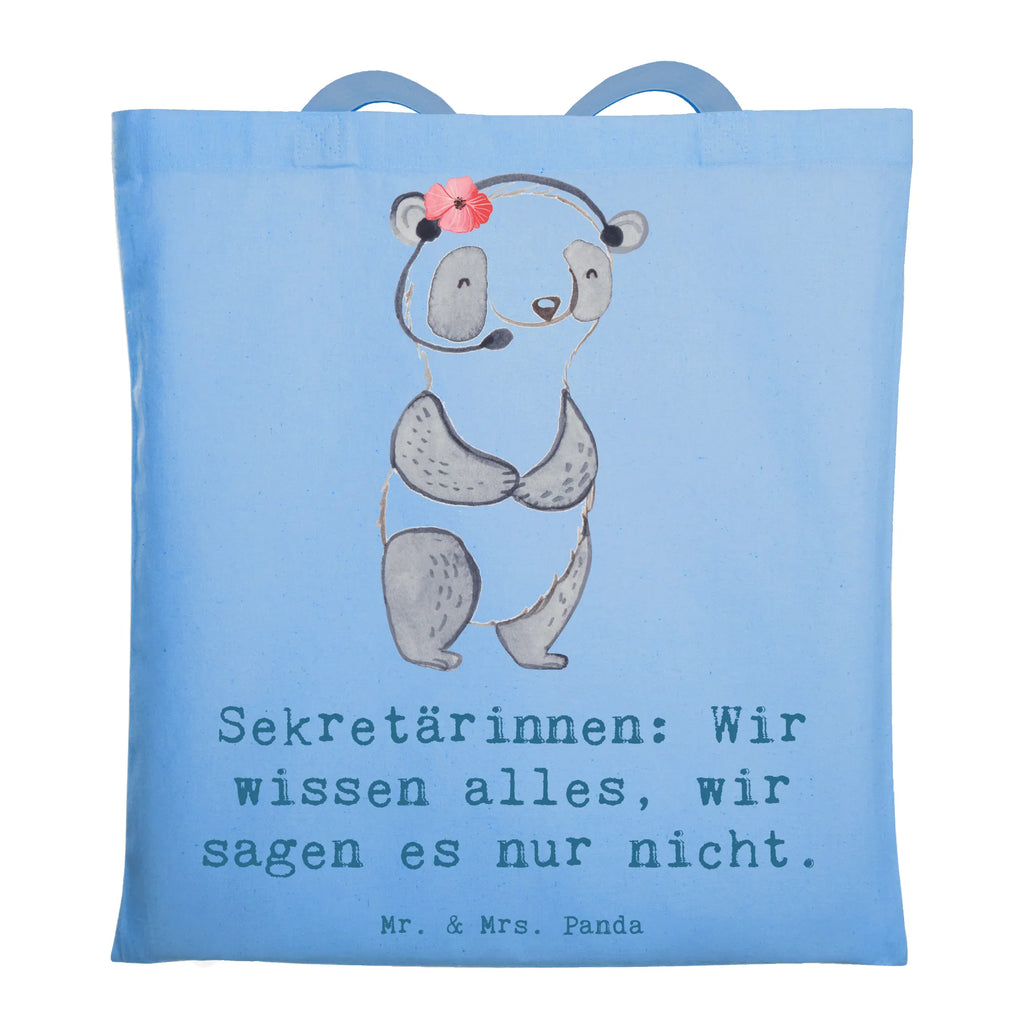 Tragetasche Sekretärinnen: Wir wissen alles, wir sagen es nur nicht. Umhängetasche, Jutebeutel, Beutel, Jutetasche, Tragetasche, Schultertasche, Badetasche, Einkaufstüte, Strandtasche, Shopper, Beuteltasche, Laptoptasche, Stoffbeutel, Tasche, Einkaufstasche, Stofftasche, Beruf, Ausbildung, Jubiläum, Abschied, Rente, Kollege, Kollegin, Geschenk, Schenken, Arbeitskollege, Mitarbeiter, Firma, Danke, Dankeschön