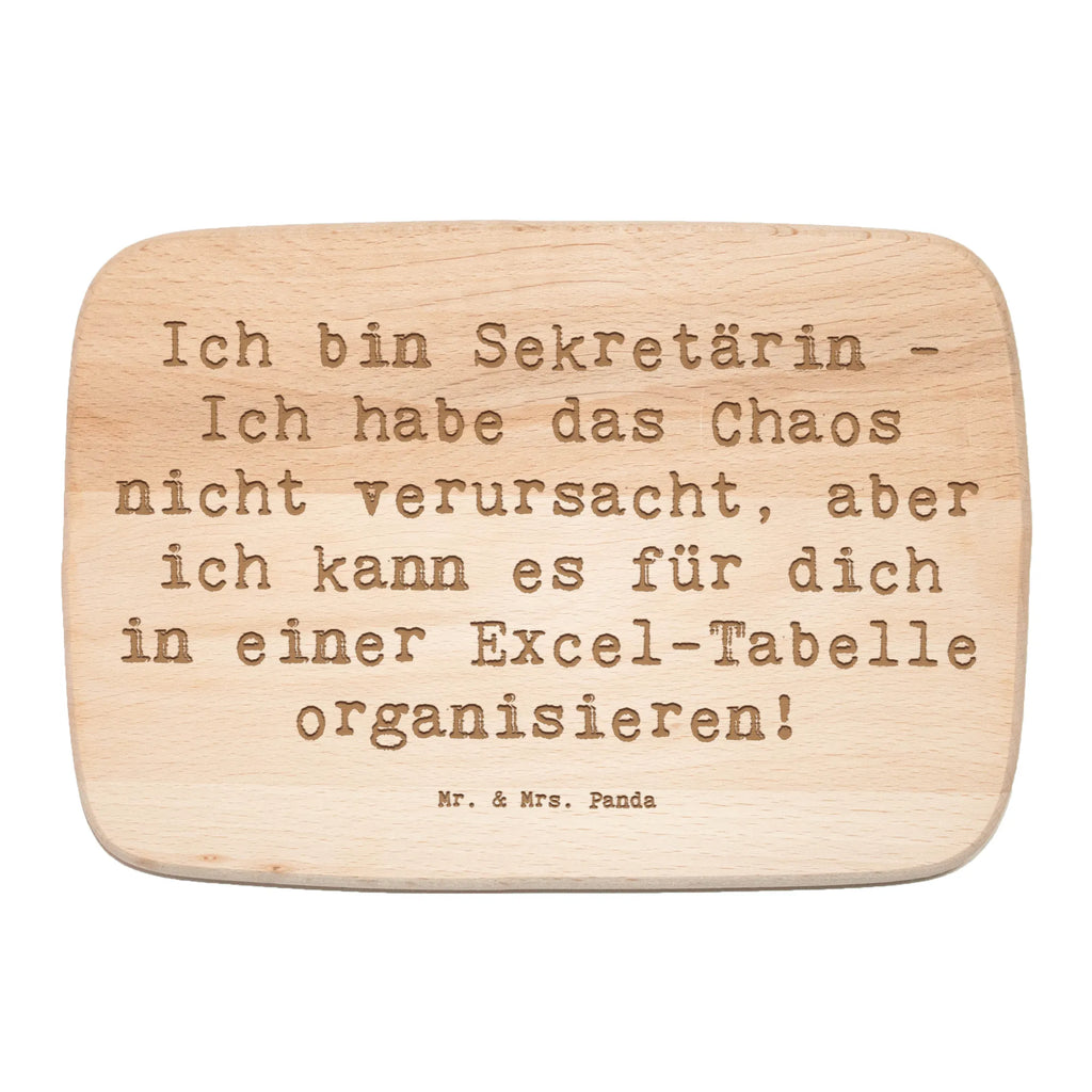 Śniadaniowa deska Przysłowie Ich bin Sekretärin - Ich habe das Chaos nicht verursacht, aber ich kann es für dich in einer Excel-Tabelle organisieren! Zawód, Wykształcenie, Jubileusz, Pożegnanie, Emerytura, Kolega, Koleżanka, Prezent, Dawać, Pracownik, Współpracownik, Firma, Dziękuję, Dziękuję bardzo