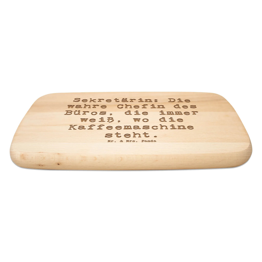 Śniadaniowa deska Przysłowie Sekretärin: Die wahre Chefin des Büros, die immer weiß, wo die Kaffeemaschine steht. Zawód, Wykształcenie, Jubileusz, Pożegnanie, Emerytura, Kolega, Koleżanka, Prezent, Dawać, Pracownik, Współpracownik, Firma, Dziękuję, Dziękuję bardzo