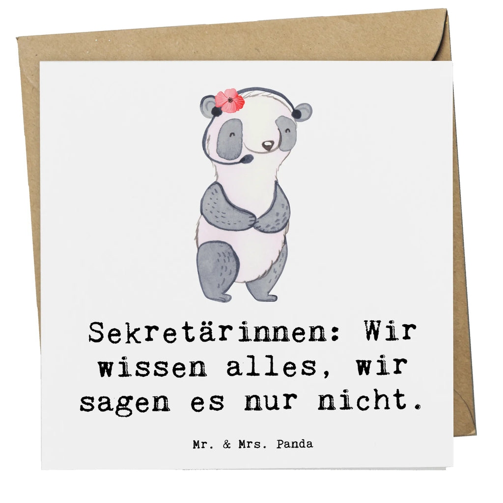 Deluxe Karte Sekretärinnen: Wir wissen alles, wir sagen es nur nicht. Hochwertige Grußkarte, Grußkarte, Karte, Hochzeitskarte, Glückwunschkarte, Klappkarte, Geburtstagskarte, Hochwertige Klappkarte, Einladungskarte, Beruf, Ausbildung, Jubiläum, Abschied, Rente, Kollege, Kollegin, Geschenk, Schenken, Arbeitskollege, Mitarbeiter, Firma, Danke, Dankeschön