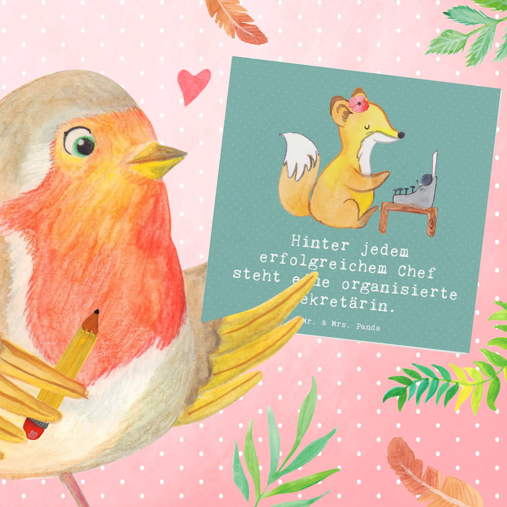 Deluxe Card Hinter jedem erfolgreichem Chef steht eine organisierte Sekretärin. Karte, Geburtstagskarte, Grußkarte, Hochzeitskarte, Hochwertige Klappkarte, Einladungskarte, Glückwunschkarte, Hochwertige Grußkarte, Klappkarte, Beruf, Ausbildung, Jubiläum, Abschied, Rente, Kollege, Kollegin, Geschenk, Schenken, Arbeitskollege, Mitarbeiter, Firma, Danke, Dankeschön