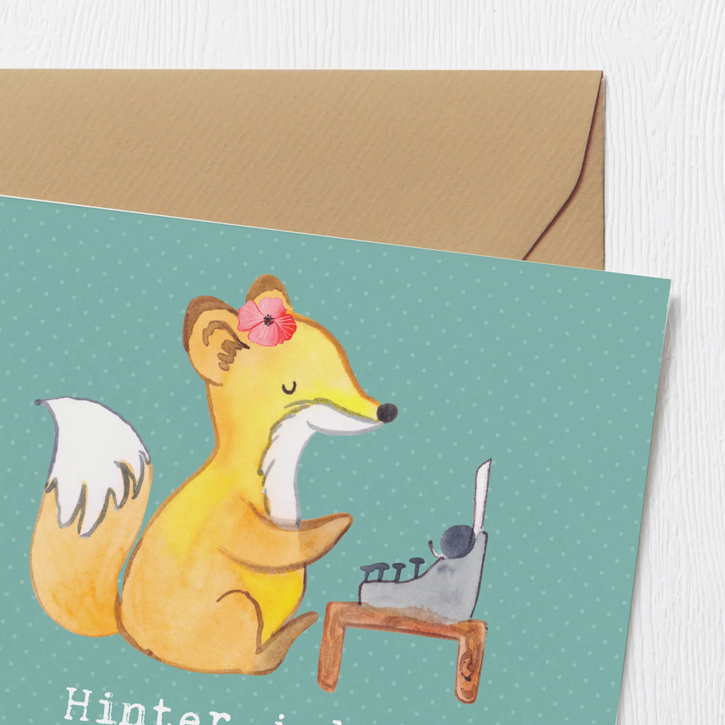 Deluxe Card Hinter jedem erfolgreichem Chef steht eine organisierte Sekretärin. Karte, Geburtstagskarte, Grußkarte, Hochzeitskarte, Hochwertige Klappkarte, Einladungskarte, Glückwunschkarte, Hochwertige Grußkarte, Klappkarte, Beruf, Ausbildung, Jubiläum, Abschied, Rente, Kollege, Kollegin, Geschenk, Schenken, Arbeitskollege, Mitarbeiter, Firma, Danke, Dankeschön