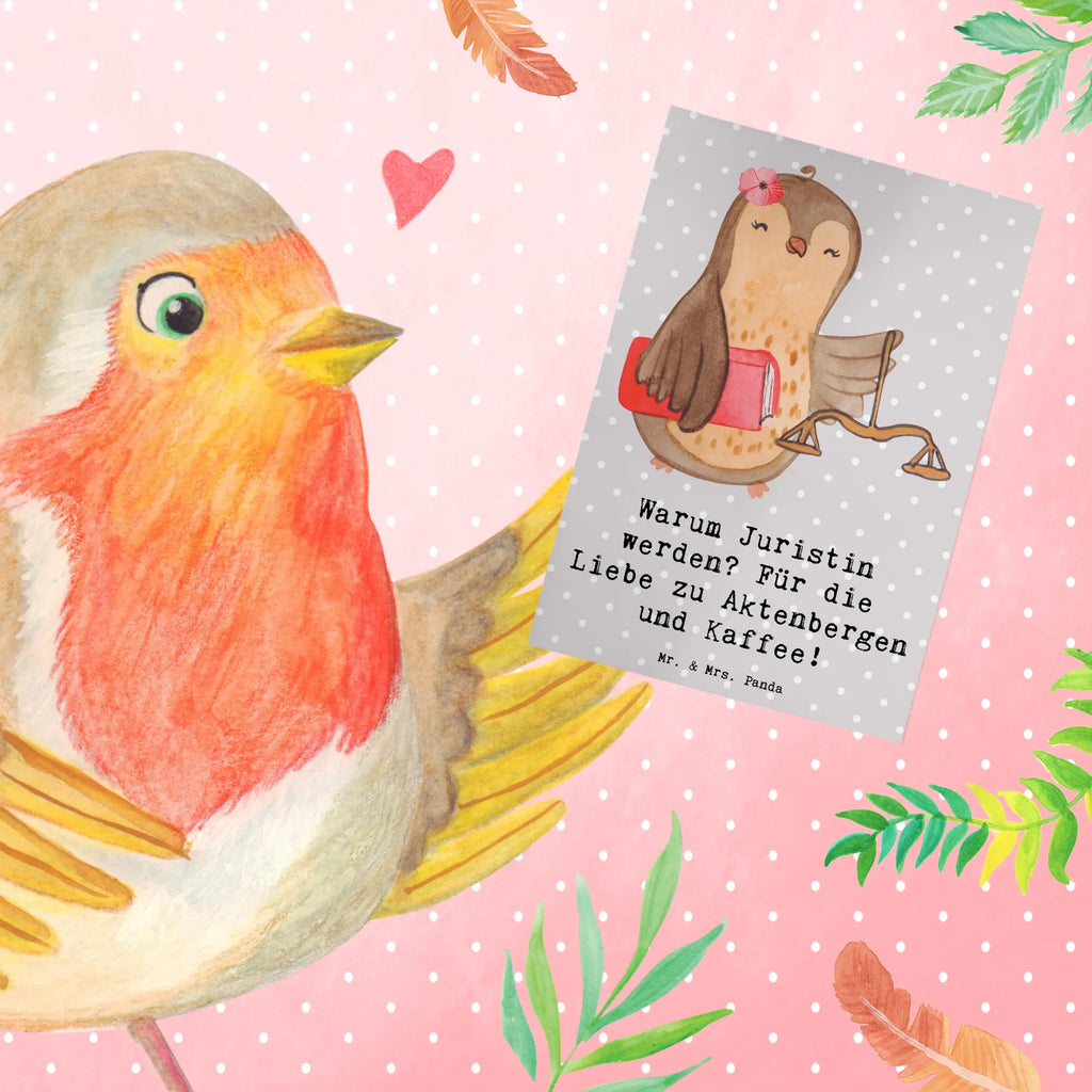 Greetings card Warum Juristin werden? Für die Liebe zu Aktenbergen und Kaffee! Hochzeitskarte, Karte, Glückwunschkarte, Grußkarte, Einladungskarte, Geburtstagskarte, Klappkarte, Ansichtskarten, Beruf, Ausbildung, Jubiläum, Abschied, Rente, Kollege, Kollegin, Geschenk, Schenken, Arbeitskollege, Mitarbeiter, Firma, Danke, Dankeschön