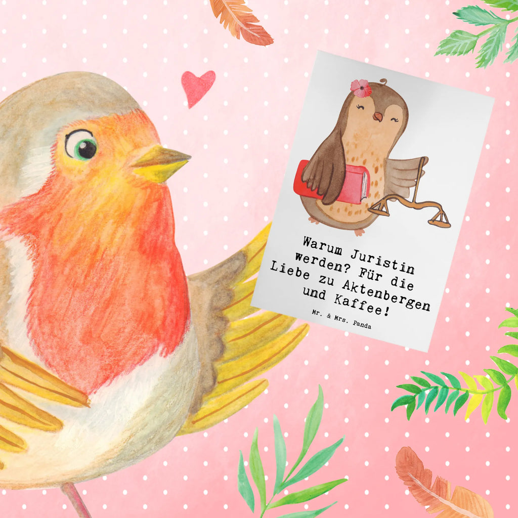 Greetings card Warum Juristin werden? Für die Liebe zu Aktenbergen und Kaffee! Hochzeitskarte, Karte, Glückwunschkarte, Grußkarte, Einladungskarte, Geburtstagskarte, Klappkarte, Ansichtskarten, Beruf, Ausbildung, Jubiläum, Abschied, Rente, Kollege, Kollegin, Geschenk, Schenken, Arbeitskollege, Mitarbeiter, Firma, Danke, Dankeschön