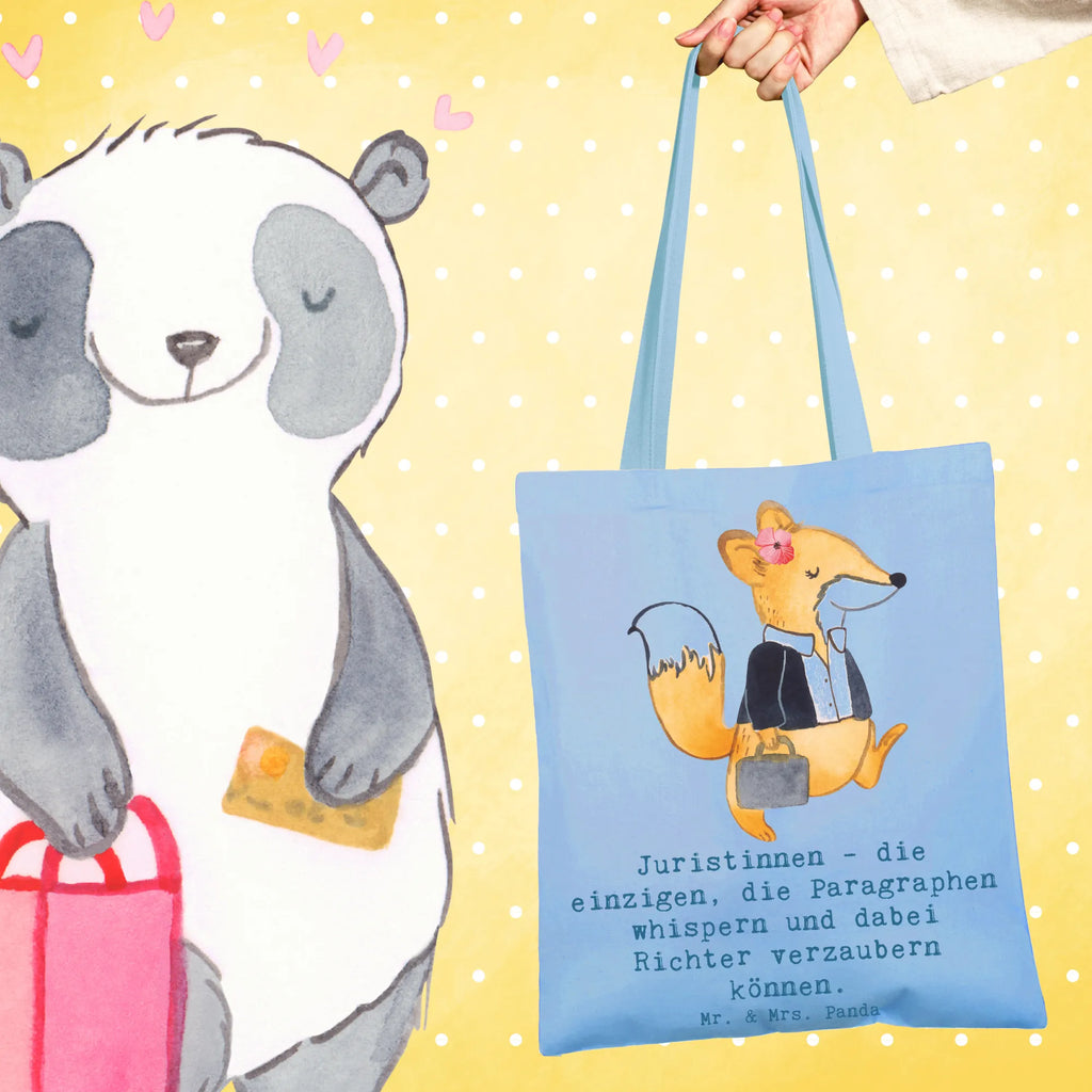 Tote bag Juristinnen - die einzigen, die Paragraphen whispern und dabei Richter verzaubern können. Tasche, Tragetasche, Badetasche, Strandtasche, Einkaufstüte, Jutetasche, Stofftasche, Schultertasche, Beuteltasche, Umhängetasche, Stoffbeutel, Jutebeutel, Einkaufstasche, Beutel, Shopper, Laptoptasche, Beruf, Ausbildung, Jubiläum, Abschied, Rente, Kollege, Kollegin, Geschenk, Schenken, Arbeitskollege, Mitarbeiter, Firma, Danke, Dankeschön