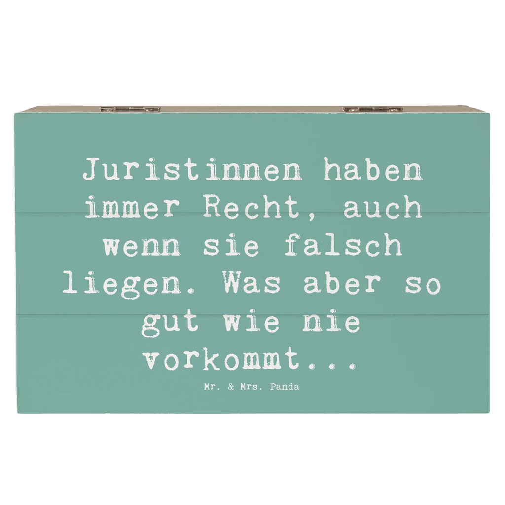 Wooden chest Saying Juristinnen haben immer Recht, auch wenn sie falsch liegen. Was aber so gut wie nie vorkommt... Truhe, Schatulle, Erinnerungsbox, Geschenkdose, Kiste, Holzkiste, Aufbewahrungsbox, XXL, Erinnerungskiste, Dekokiste, Schatzkiste, Geschenkbox, Beruf, Ausbildung, Jubiläum, Abschied, Rente, Kollege, Kollegin, Geschenk, Schenken, Arbeitskollege, Mitarbeiter, Firma, Danke, Dankeschön