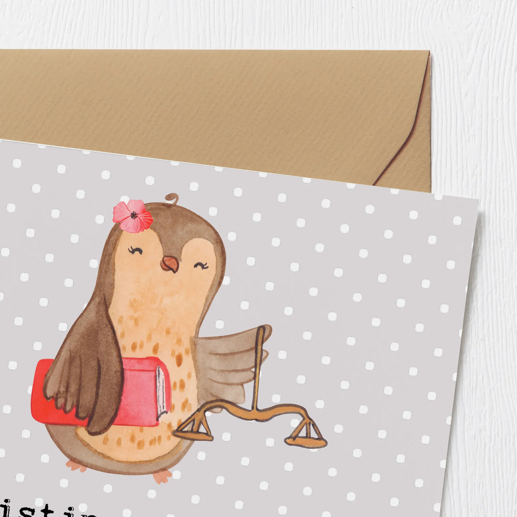 Deluxe Karte Juristin Schlupfloch Glückwunschkarte, Einladungskarte, Hochwertige Klappkarte, Karte, Klappkarte, Geburtstagskarte, Grußkarte, Hochwertige Grußkarte, Hochzeitskarte, Beruf, Ausbildung, Jubiläum, Abschied, Rente, Kollege, Kollegin, Geschenk, Schenken, Arbeitskollege, Mitarbeiter, Firma, Danke, Dankeschön