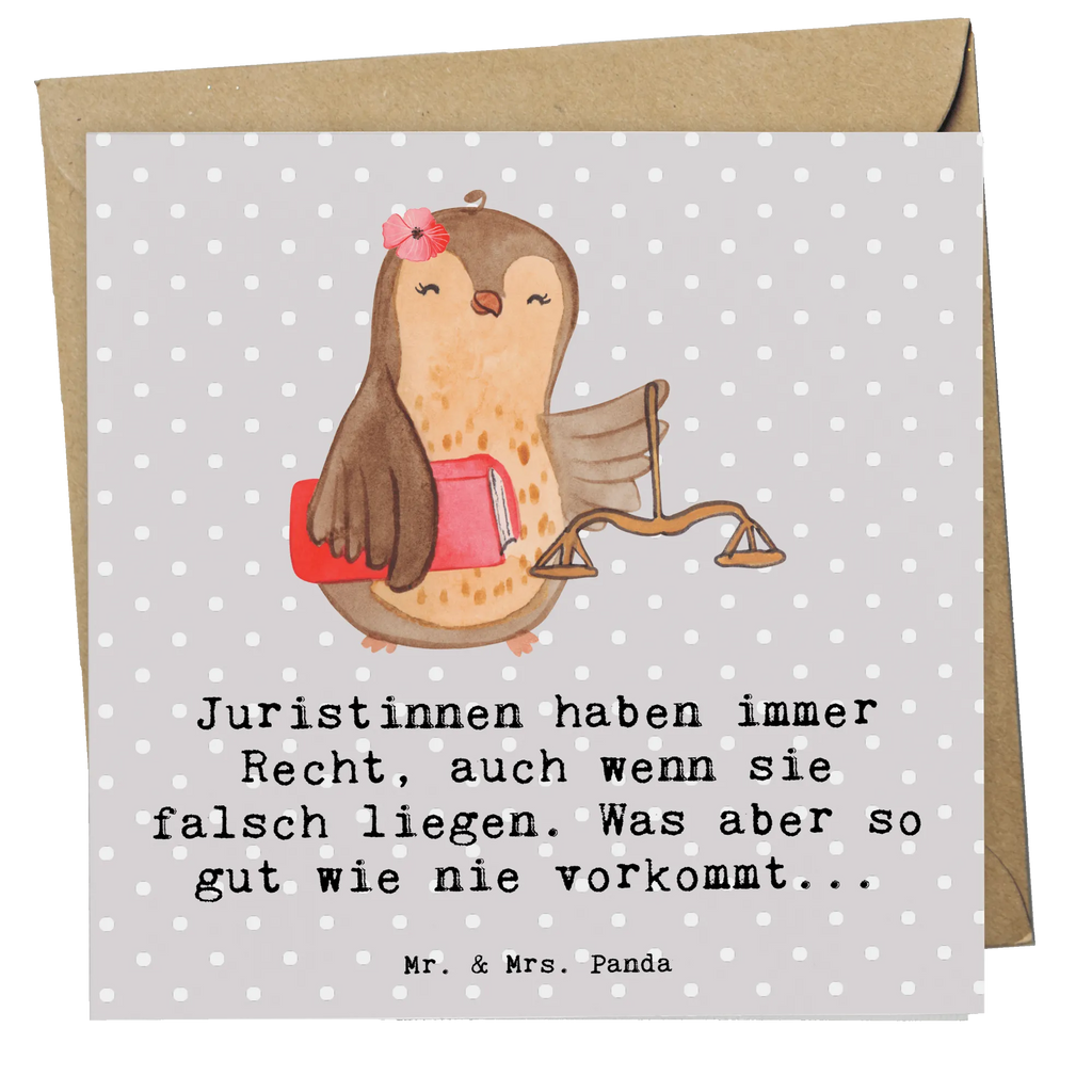 Deluxe Card Juristinnen haben immer Recht, auch wenn sie falsch liegen. Was aber so gut wie nie vorkommt... Hochwertige Grußkarte, Karte, Hochzeitskarte, Geburtstagskarte, Grußkarte, Hochwertige Klappkarte, Einladungskarte, Glückwunschkarte, Klappkarte, Beruf, Ausbildung, Jubiläum, Abschied, Rente, Kollege, Kollegin, Geschenk, Schenken, Arbeitskollege, Mitarbeiter, Firma, Danke, Dankeschön