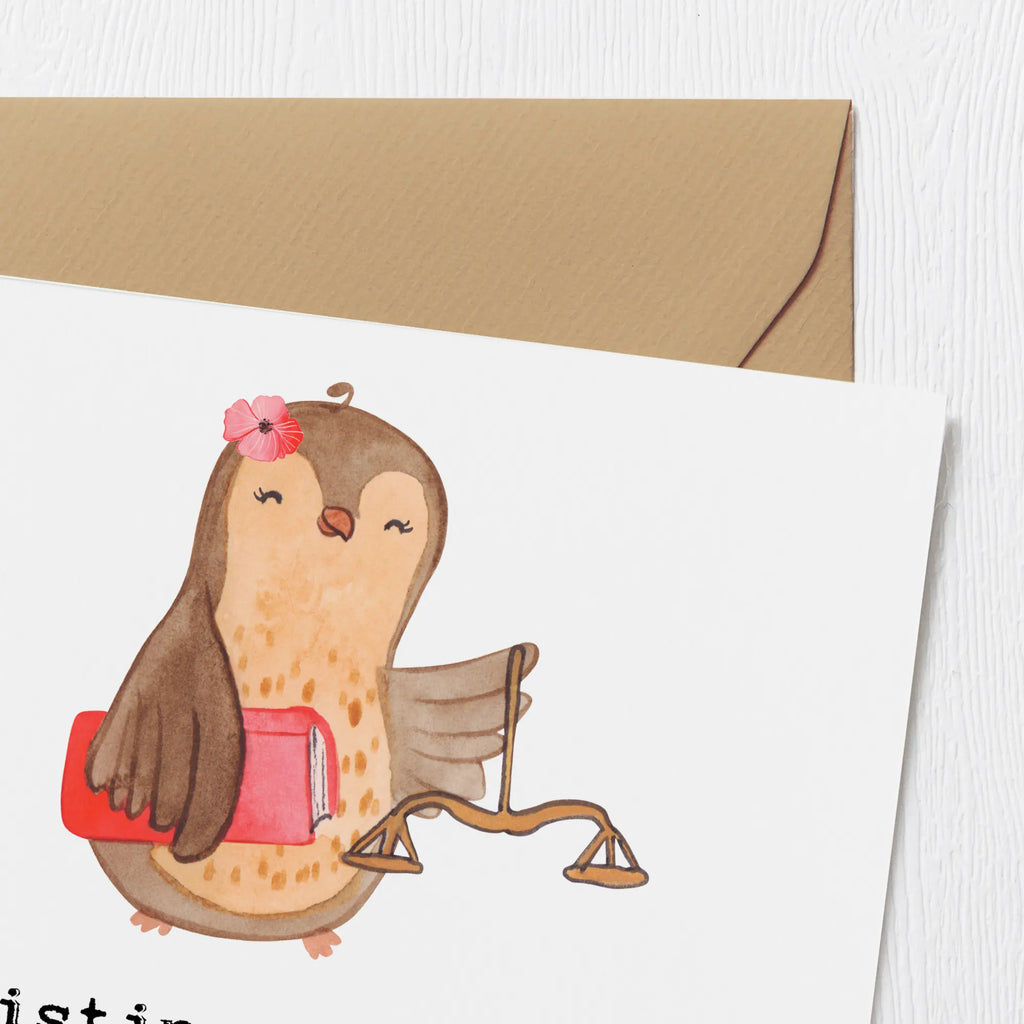 Deluxe Karte Juristin Schlupfloch Glückwunschkarte, Einladungskarte, Hochwertige Klappkarte, Karte, Klappkarte, Geburtstagskarte, Grußkarte, Hochwertige Grußkarte, Hochzeitskarte, Beruf, Ausbildung, Jubiläum, Abschied, Rente, Kollege, Kollegin, Geschenk, Schenken, Arbeitskollege, Mitarbeiter, Firma, Danke, Dankeschön