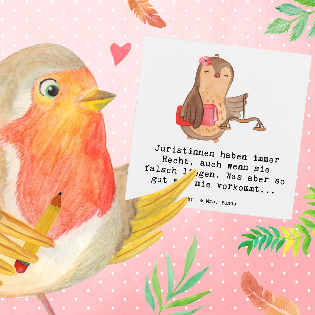 Deluxe Card Juristinnen haben immer Recht, auch wenn sie falsch liegen. Was aber so gut wie nie vorkommt... Hochwertige Grußkarte, Karte, Hochzeitskarte, Geburtstagskarte, Grußkarte, Hochwertige Klappkarte, Einladungskarte, Glückwunschkarte, Klappkarte, Beruf, Ausbildung, Jubiläum, Abschied, Rente, Kollege, Kollegin, Geschenk, Schenken, Arbeitskollege, Mitarbeiter, Firma, Danke, Dankeschön