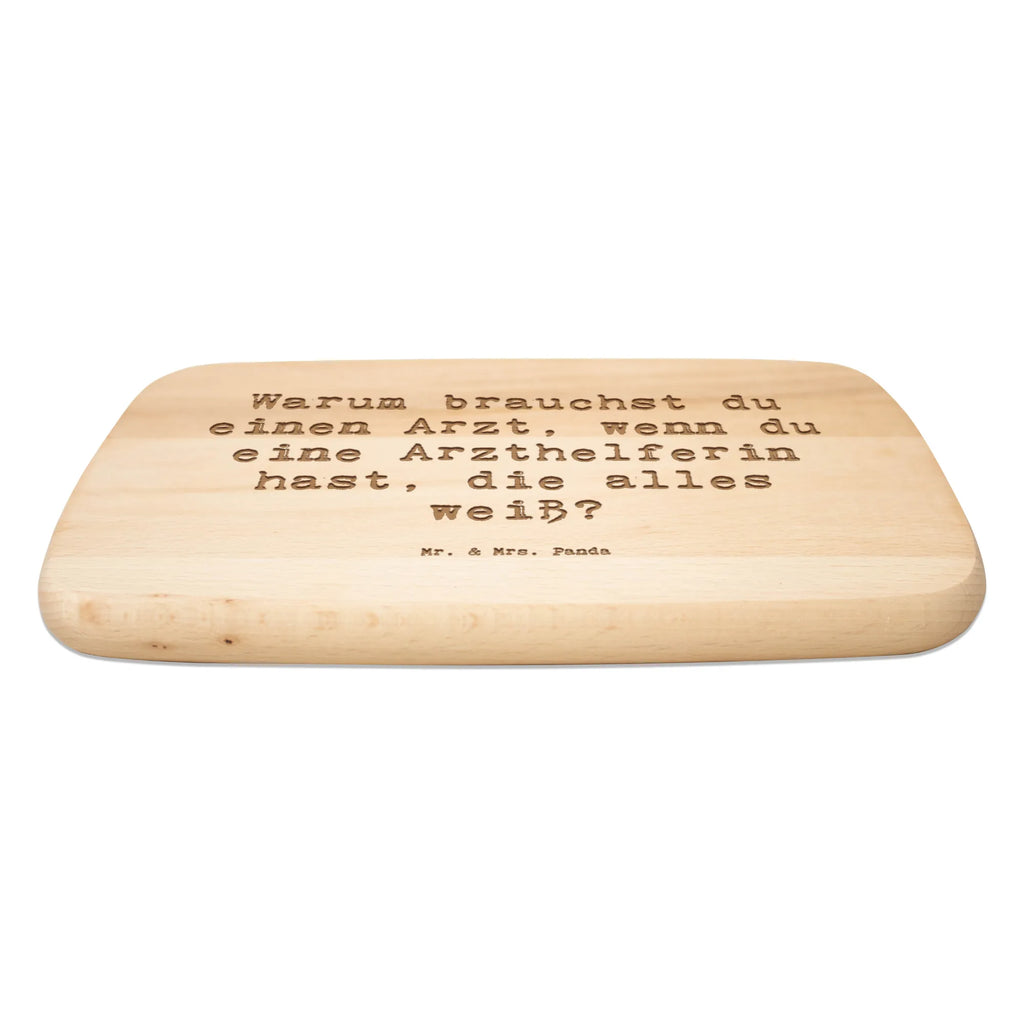 Śniadaniowa deska Przysłowie Warum brauchst du einen Arzt, wenn du eine Arzthelferin hast, die alles weiß? Zawód, Wykształcenie, Jubileusz, Pożegnanie, Emerytura, Kolega, Koleżanka, Prezent, Dawać, Pracownik, Współpracownik, Firma, Dziękuję, Dziękuję bardzo