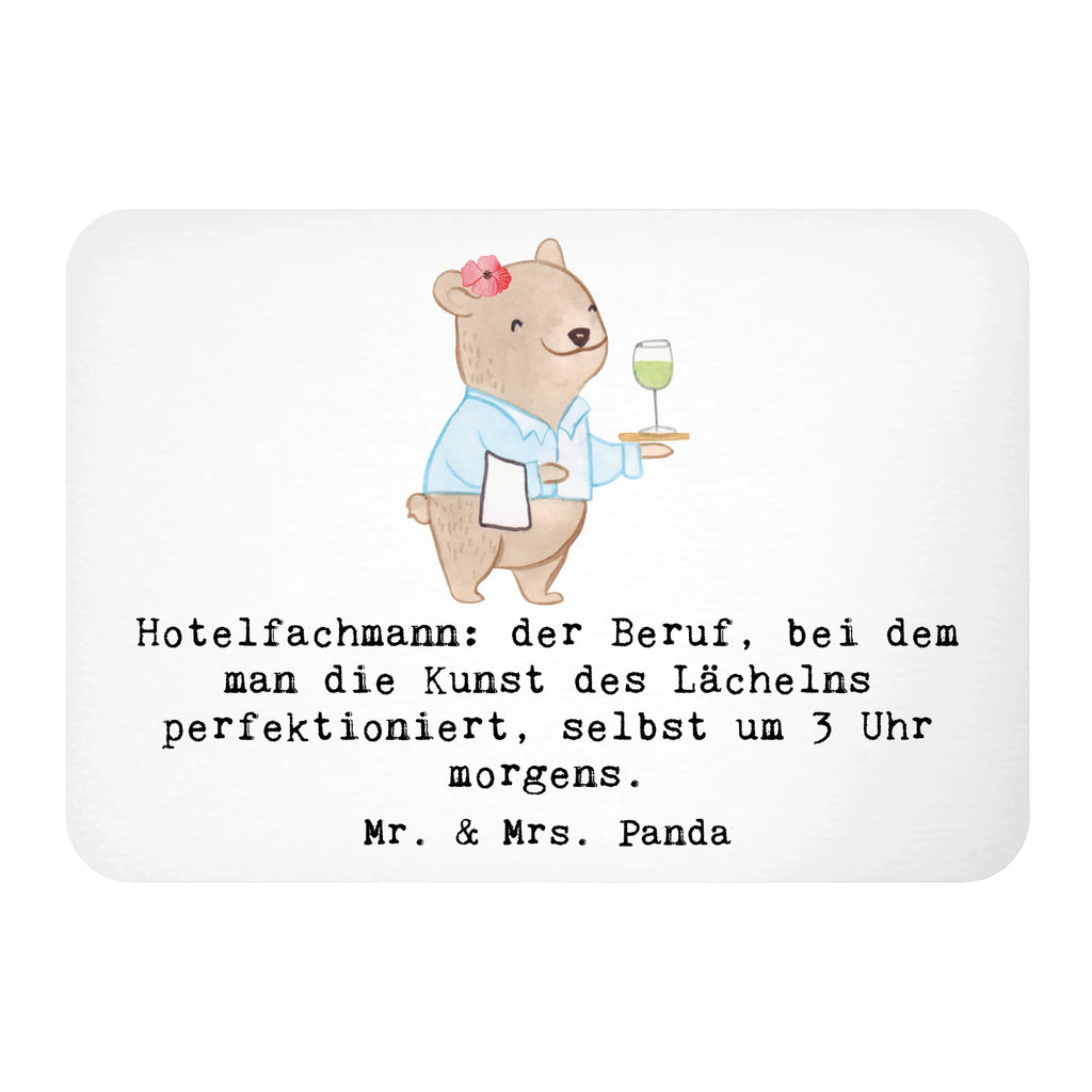 Magnet Hotelfachmann: der Beruf, bei dem man die Kunst des Lächelns perfektioniert, selbst um 3 Uhr morgens. Dekomagnet, Pinnwandmagnet, Kühlschrankmagnet, Notiz Magnet, Kühlschrank Dekoration, Motivmagnete, Souvenir Magnet, Whiteboard Magnet, Beruf, Ausbildung, Jubiläum, Abschied, Rente, Kollege, Kollegin, Geschenk, Schenken, Arbeitskollege, Mitarbeiter, Firma, Danke, Dankeschön