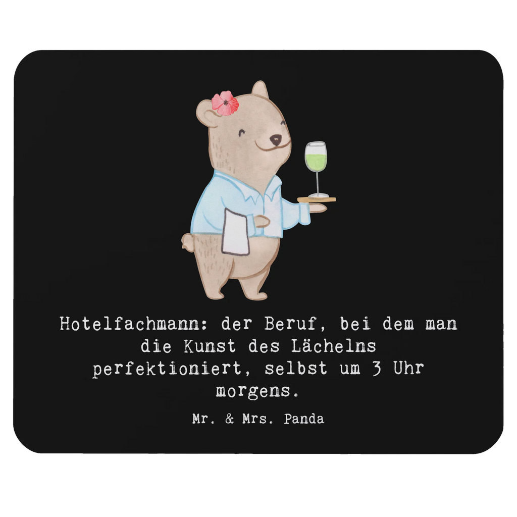 Mouse mat Hotelfachmann: der Beruf, bei dem man die Kunst des Lächelns perfektioniert, selbst um 3 Uhr morgens. Mousepad, Arbeitszimmer, Mausunterlage, Mauspad Büro, PC Zubehör, Büroausstattung, Designer Mauspad, Mauspad, Einzigartiges Mauspad, Computer zubehör, Beruf, Ausbildung, Jubiläum, Abschied, Rente, Kollege, Kollegin, Geschenk, Schenken, Arbeitskollege, Mitarbeiter, Firma, Danke, Dankeschön