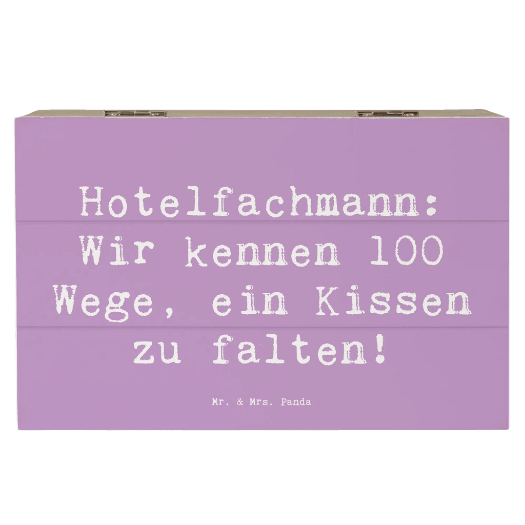 Holzkiste Spruch Hotelfachmann: Wir kennen 100 Wege, ein Kissen zu falten! Erinnerungskiste, XXL, Aufbewahrungsbox, Dekokiste, Truhe, Holzkiste, Schatzkiste, Kiste, Erinnerungsbox, Geschenkbox, Geschenkdose, Schatulle, Beruf, Ausbildung, Jubiläum, Abschied, Rente, Kollege, Kollegin, Geschenk, Schenken, Arbeitskollege, Mitarbeiter, Firma, Danke, Dankeschön