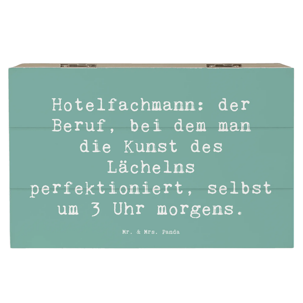 Holzkiste Spruch Hotelfachmann: der Beruf, bei dem man die Kunst des Lächelns perfektioniert, selbst um 3 Uhr morgens. Erinnerungsbox, Schatzkiste, Kiste, Geschenkdose, Truhe, XXL, Erinnerungskiste, Aufbewahrungsbox, Holzkiste, Dekokiste, Geschenkbox, Schatulle, Beruf, Ausbildung, Jubiläum, Abschied, Rente, Kollege, Kollegin, Geschenk, Schenken, Arbeitskollege, Mitarbeiter, Firma, Danke, Dankeschön