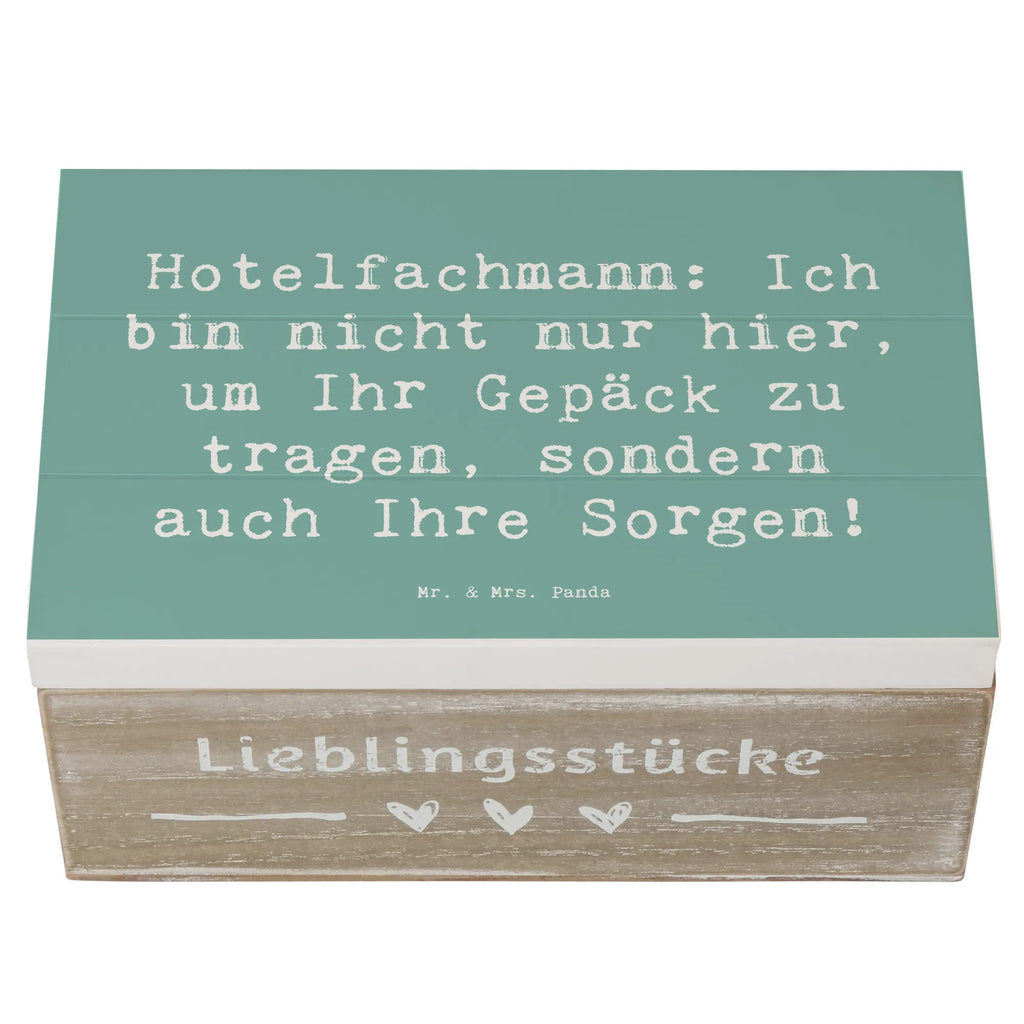 Holzkiste Spruch Hotelfachmann: Ich bin nicht nur hier, um Ihr Gepäck zu tragen, sondern auch Ihre Sorgen! Kiste, Aufbewahrungsbox, Truhe, Erinnerungskiste, Erinnerungsbox, Dekokiste, Holzkiste, Schatulle, Geschenkdose, XXL, Schatzkiste, Geschenkbox, Beruf, Ausbildung, Jubiläum, Abschied, Rente, Kollege, Kollegin, Geschenk, Schenken, Arbeitskollege, Mitarbeiter, Firma, Danke, Dankeschön