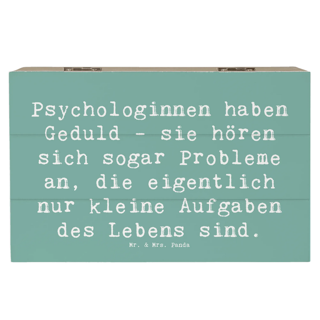 Wooden chest Saying Psychologinnen haben Geduld - sie hören sich sogar Probleme an, die eigentlich nur kleine Aufgaben des Lebens sind. Dekokiste, Holzkiste, Truhe, Geschenkdose, Erinnerungsbox, Kiste, Schatulle, Schatzkiste, Geschenkbox, Erinnerungskiste, XXL, Aufbewahrungsbox, Beruf, Ausbildung, Jubiläum, Abschied, Rente, Kollege, Kollegin, Geschenk, Schenken, Arbeitskollege, Mitarbeiter, Firma, Danke, Dankeschön