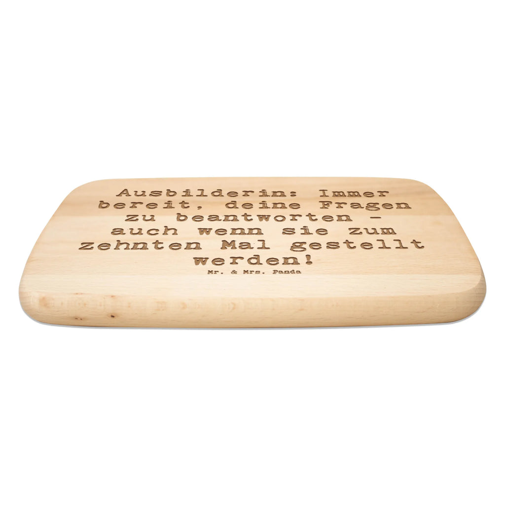 Śniadaniowa deska Przysłowie Ausbilderin: Immer bereit, deine Fragen zu beantworten - auch wenn sie zum zehnten Mal gestellt werden! Zawód, Wykształcenie, Jubileusz, Pożegnanie, Emerytura, Kolega, Koleżanka, Prezent, Dawać, Pracownik, Współpracownik, Firma, Dziękuję, Dziękuję bardzo