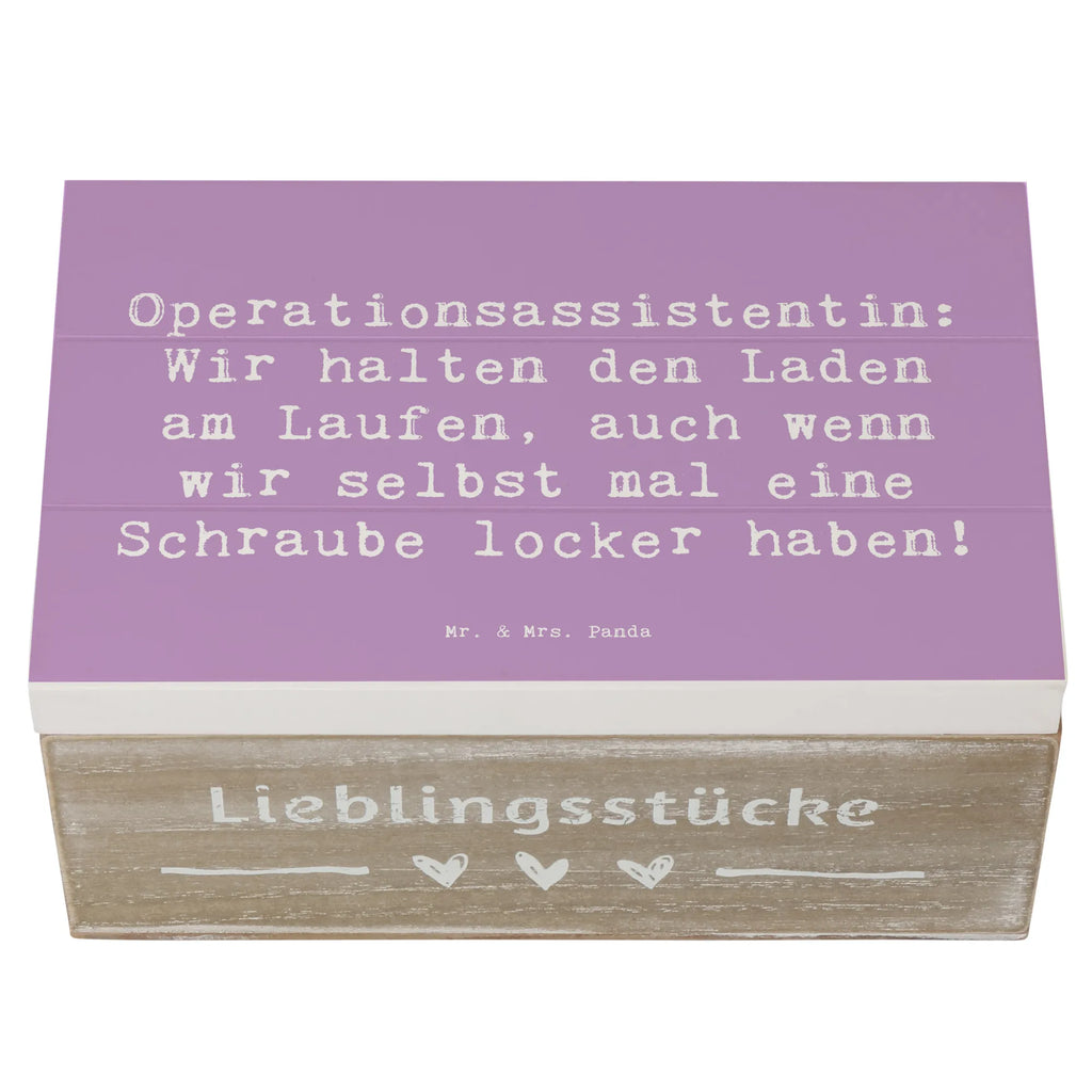 Wooden chest Saying Operationsassistentin: Wir halten den Laden am Laufen, auch wenn wir selbst mal eine Schraube locker haben! XXL, Schatzkiste, Schatulle, Holzkiste, Dekokiste, Truhe, Erinnerungsbox, Kiste, Geschenkdose, Erinnerungskiste, Geschenkbox, Aufbewahrungsbox, Beruf, Ausbildung, Jubiläum, Abschied, Rente, Kollege, Kollegin, Geschenk, Schenken, Arbeitskollege, Mitarbeiter, Firma, Danke, Dankeschön