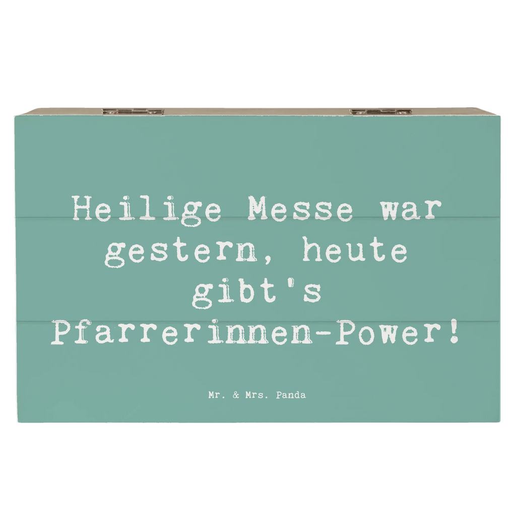 Holzkiste Spruch Pfarrerinnen Power Dekokiste, Holzkiste, Truhe, XXL, Geschenkdose, Geschenkbox, Aufbewahrungsbox, Kiste, Erinnerungsbox, Erinnerungskiste, Schatzkiste, Schatulle, Beruf, Ausbildung, Jubiläum, Abschied, Rente, Kollege, Kollegin, Geschenk, Schenken, Arbeitskollege, Mitarbeiter, Firma, Danke, Dankeschön