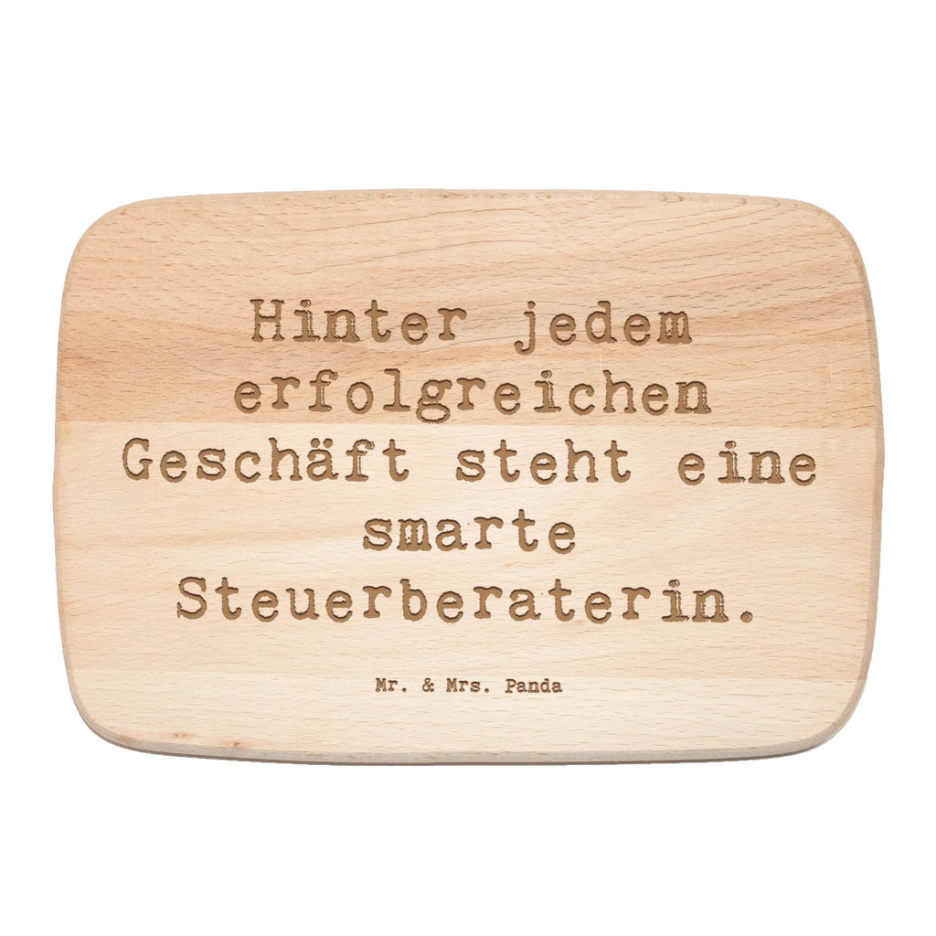Serving board Saying Hinter jedem erfolgreichen Geschäft steht eine smarte Steuerberaterin. Board, cutting board, breakfast board, gift, gift idea, best, farewell gift, passing exam, anniversary, retirement, promotion, job start, sayings, funny, profession